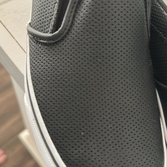 Vans Perforated Black Slip-On Shoes - Picture 4 of 5